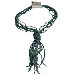 Multi Strand Beaded Necklace Women’s Multicolor